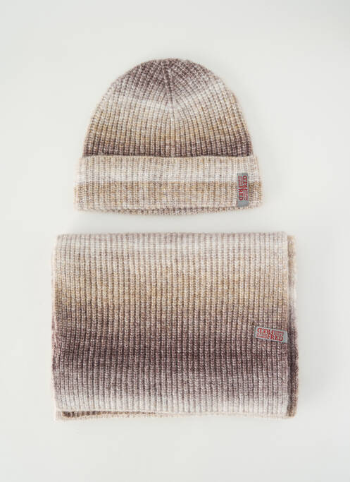 Bonnet stretch marron A FISH NAMED FRED unisexe