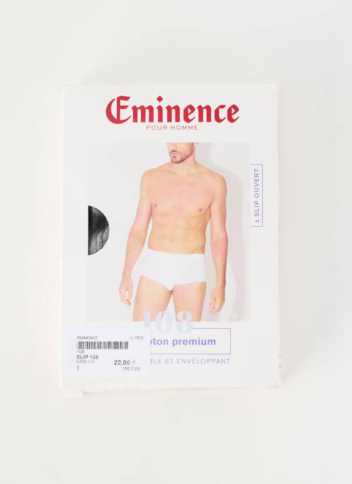 Boxer stretch gris EMINENCE homme