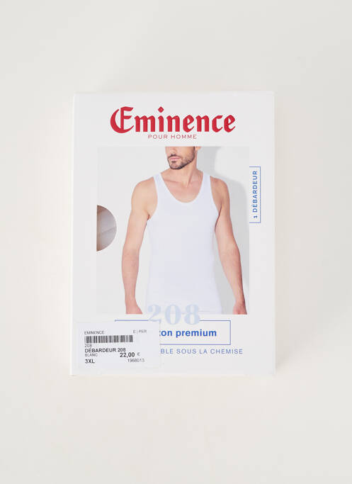 Débardeur coupe ajustée sans manche blanc EMINENCE femme