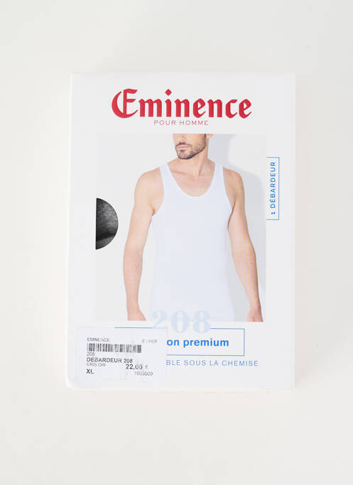 Débardeur coupe ajustée sans manche gris EMINENCE femme