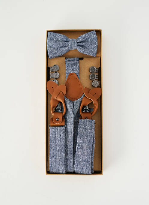 Noeud papillon maintien élastique bleu ROY ROBSON homme