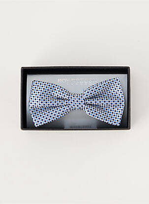 Noeud papillon imprimé fantaisie bleu ROY ROBSON homme