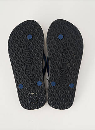 Tongs bout ouvert bout ouvert bleu SINNER homme