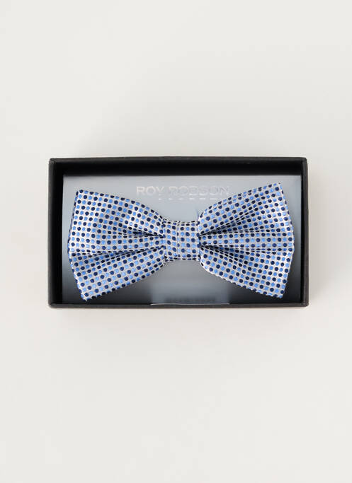 Noeud papillon imprimé fantaisie bleu ROY ROBSON homme