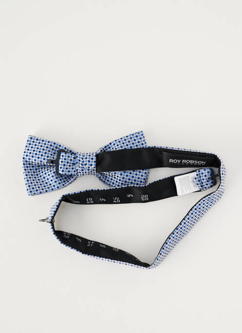 Noeud papillon imprimé fantaisie bleu ROY ROBSON homme