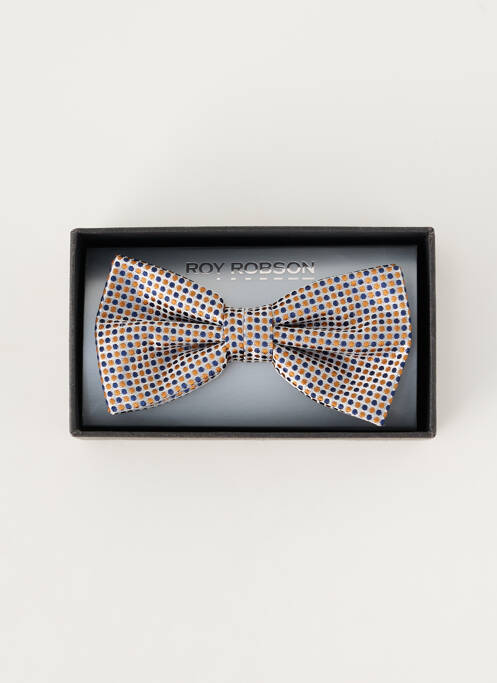 Noeud papillon imprimé fantaisie marron ROY ROBSON homme
