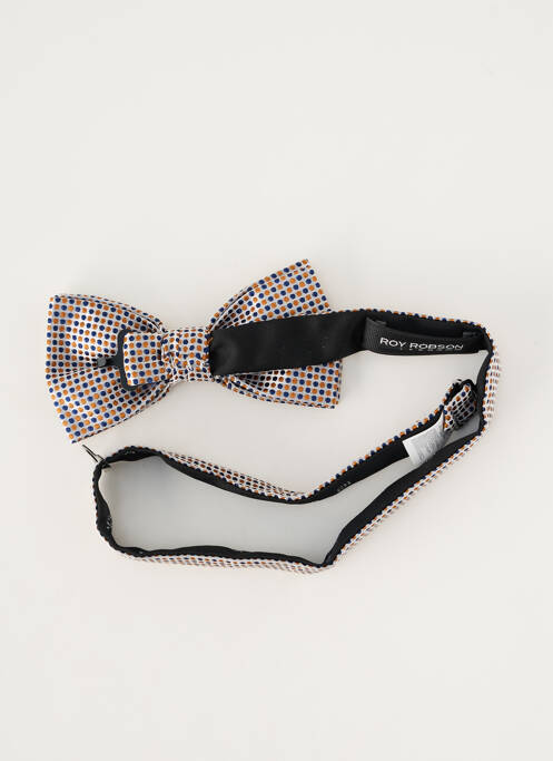 Noeud papillon imprimé fantaisie marron ROY ROBSON homme