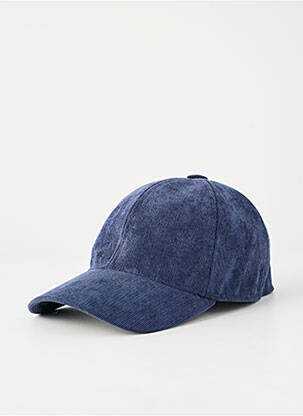Casquette tissage velours bleu CRAMBES homme