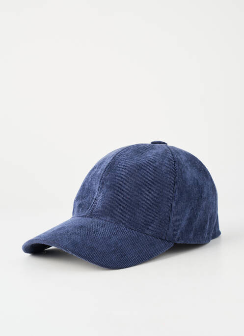 Casquette tissage velours bleu CRAMBES homme