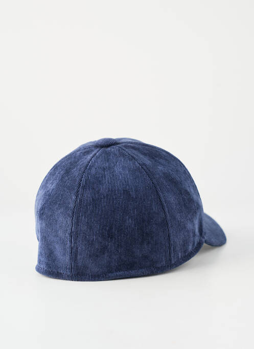 Casquette tissage velours bleu CRAMBES homme