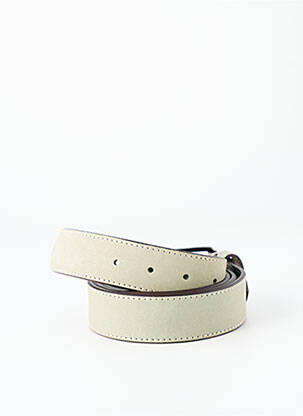 Ceinture coutures renforcées vert MIGUEL BELLIDO homme