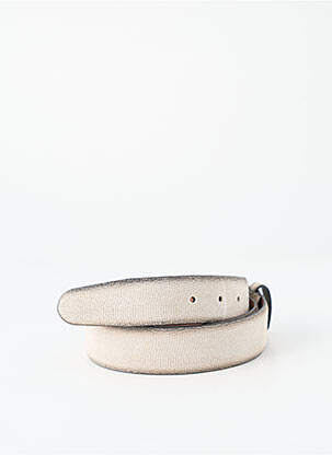 Ceinture coutures renforcées beige A FISH NAMED FRED homme