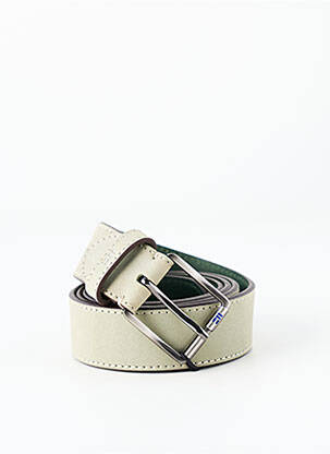 Ceinture coutures renforcées vert MIGUEL BELLIDO homme