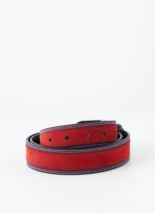 Ceinture coutures renforcées rouge MIGUEL BELLIDO homme