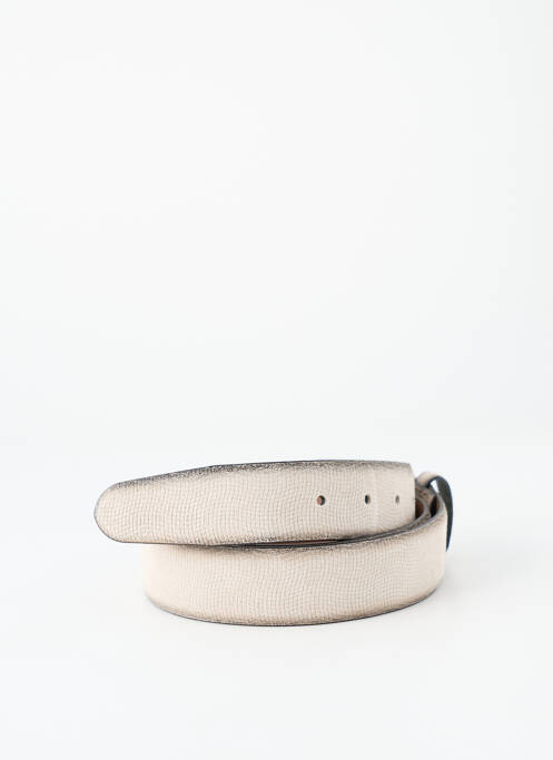 Ceinture coutures renforcées beige A FISH NAMED FRED homme