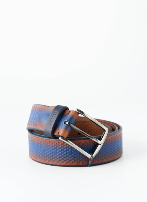 Ceinture coutures renforcées bleu MIGUEL BELLIDO homme