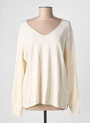Pull stretch manches longues beige M&G MONOGRAM femme