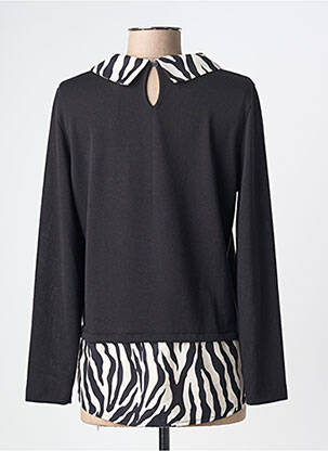 Top tissage jersey manches longues noir GREGORY PAT femme