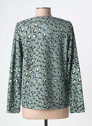 Top stretch manches longues vert GRIFFON femme