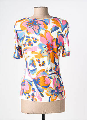 T-shirt stretch manches courtes rose BARBARA LEBEK femme