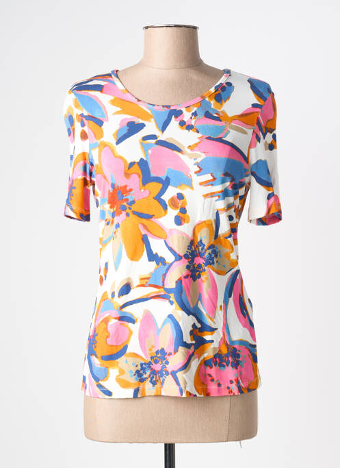 T-shirt manches mi-longues manches courtes rose BARBARA LEBEK femme