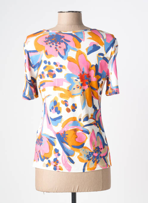 T-shirt manches mi-longues manches courtes rose BARBARA LEBEK femme