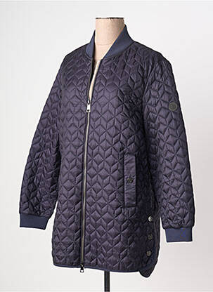 Doudoune manches longues sans capuche bleu BARBARA LEBEK femme