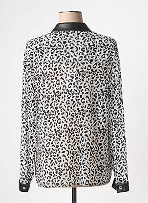 Chemisier coupe cintrée manches longues blanc GREGORY PAT femme