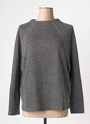 Top stretch manches longues gris BARBARA LEBEK femme