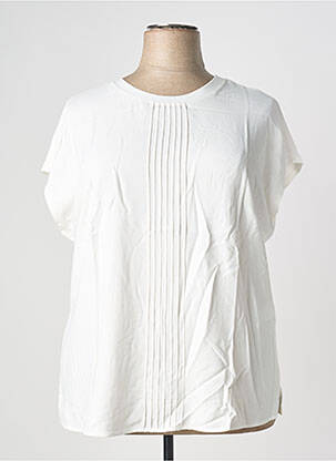 T-shirt coupe droite manches courtes beige BARBARA LEBEK femme