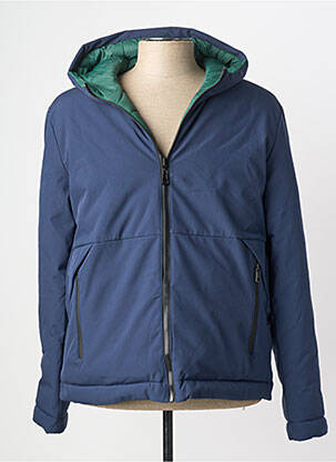 Doudoune poches a capuche bleu LEE COOPER homme