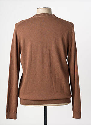 Pull stretch manches longues marron LEE COOPER homme