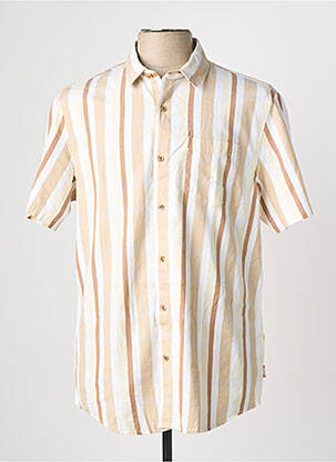 Chemise manches courtes poches beige LEE COOPER homme