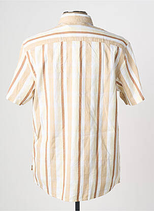 Chemise manches courtes poches beige LEE COOPER homme