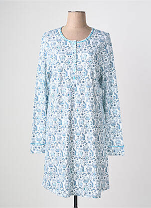 Chemise de nuit bleu ARABESCO femme