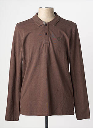 Polo marron LEE COOPER homme