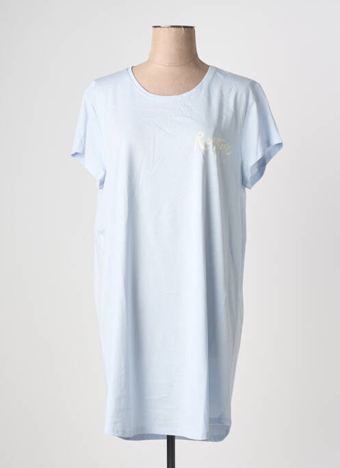 Chemise de nuit sérigraphie bleu TRIUMPH femme