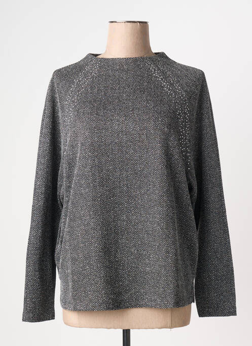Top stretch manches longues gris BARBARA LEBEK femme