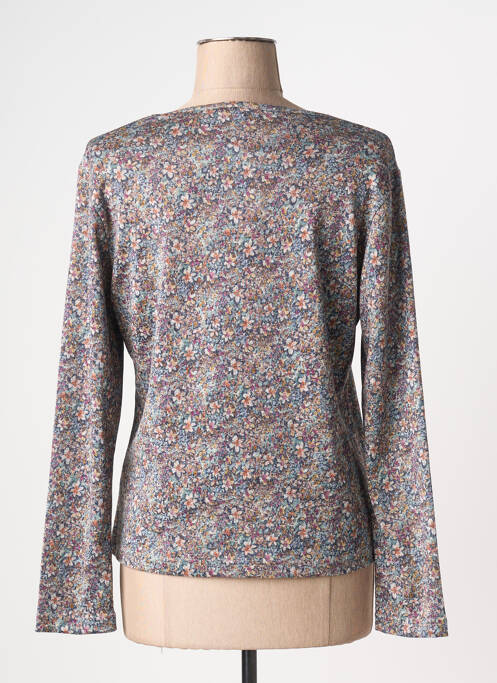 Top stretch manches longues gris GRIFFON femme