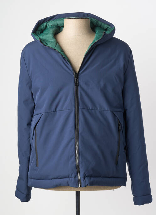Doudoune manches longues a capuche bleu LEE COOPER homme
