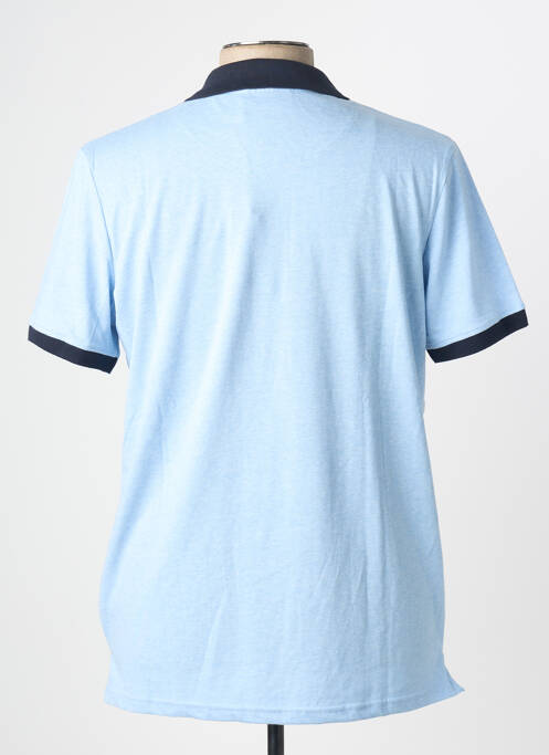 Polo tissage chiné manches courtes bleu LEE COOPER homme