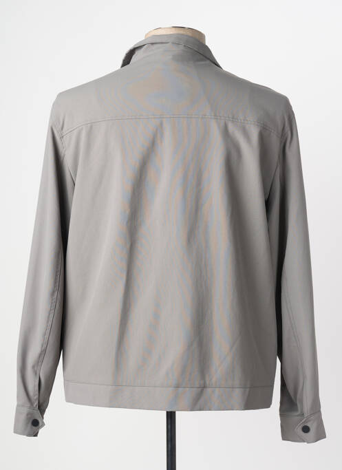 Veste casual poignets pressionnés gris LEE COOPER homme