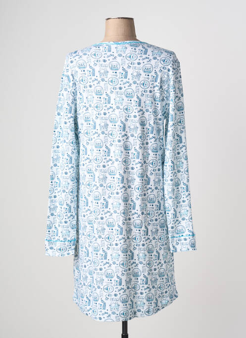 Chemise de nuit bleu ARABESCO femme