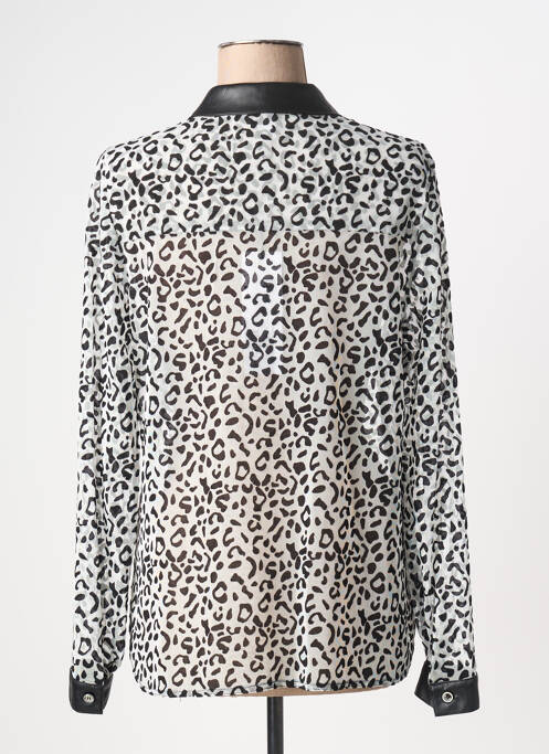 Chemisier coupe cintrée manches longues blanc GREGORY PAT femme