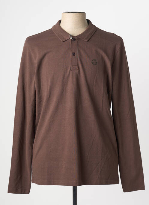 Polo marron LEE COOPER homme