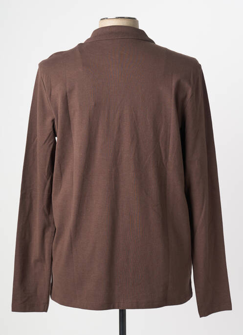 Polo marron LEE COOPER homme