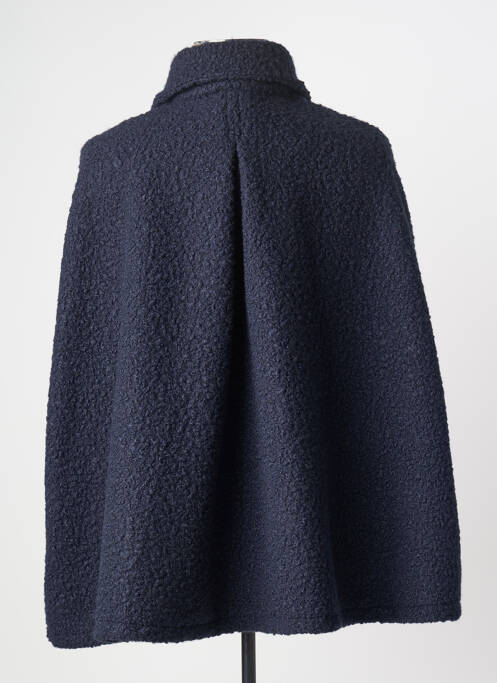 Poncho bleu GRIFFON femme