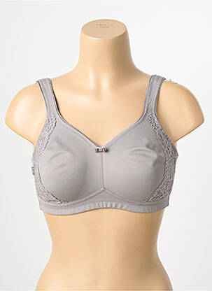 Soutien-gorge sans armature haut soutien-gorge emboitant gris SUSA femme