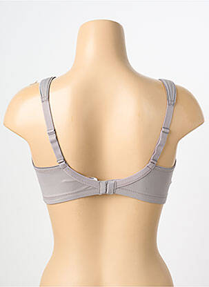 Soutien-gorge sans armature haut soutien-gorge emboitant gris SUSA femme
