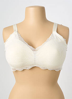 Soutien-gorge sans armature haut soutien-gorge moulé blanc TRIUMPH femme